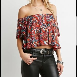 Floral Off the Shoulder Top
